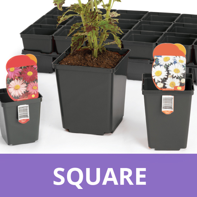 Plastic Garden Nursery Pots Flower Pot Seedlings Planter V1H3 Containers B3U2