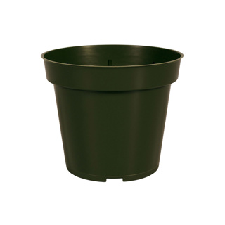 Round Pot HC Companies 4.5" Geranium Thinwall Green