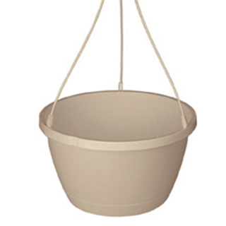 Hanging Basket HC Companies 10.75" Traditional Saucerless White - Hangers Not Included