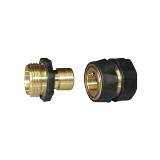 Quick Connect Brass M/F Set Without Shutoff