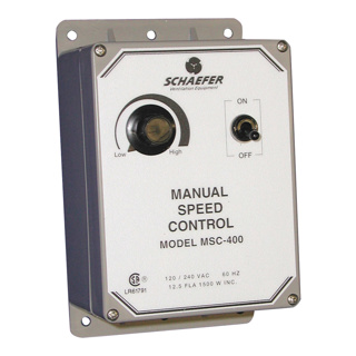 Manual Variable Speed Control