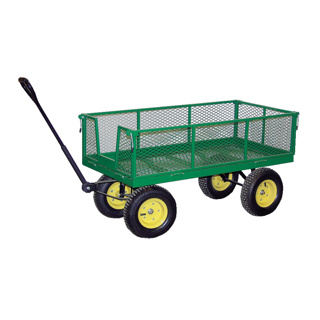 Garden Center Wagon With Fold Down Sides
