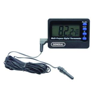 Thermometer Inside/Outside with Waterproof Probe