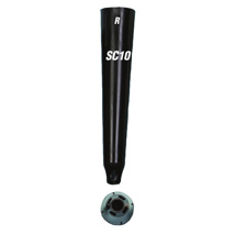 Cone-tainer Super SC10 1.5" x 8.25" Black Recycled