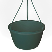 Hanging Basket HC Companies 10.75" Traditional Saucerless Green - Hangers Not Included