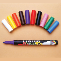Liquid Chalk Multi Color 9 Assorted Colors