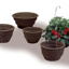 Hanging Basket HC Companies 12" WaxTough Beehive Hanging Pot with Grommets - Hangers Not Included